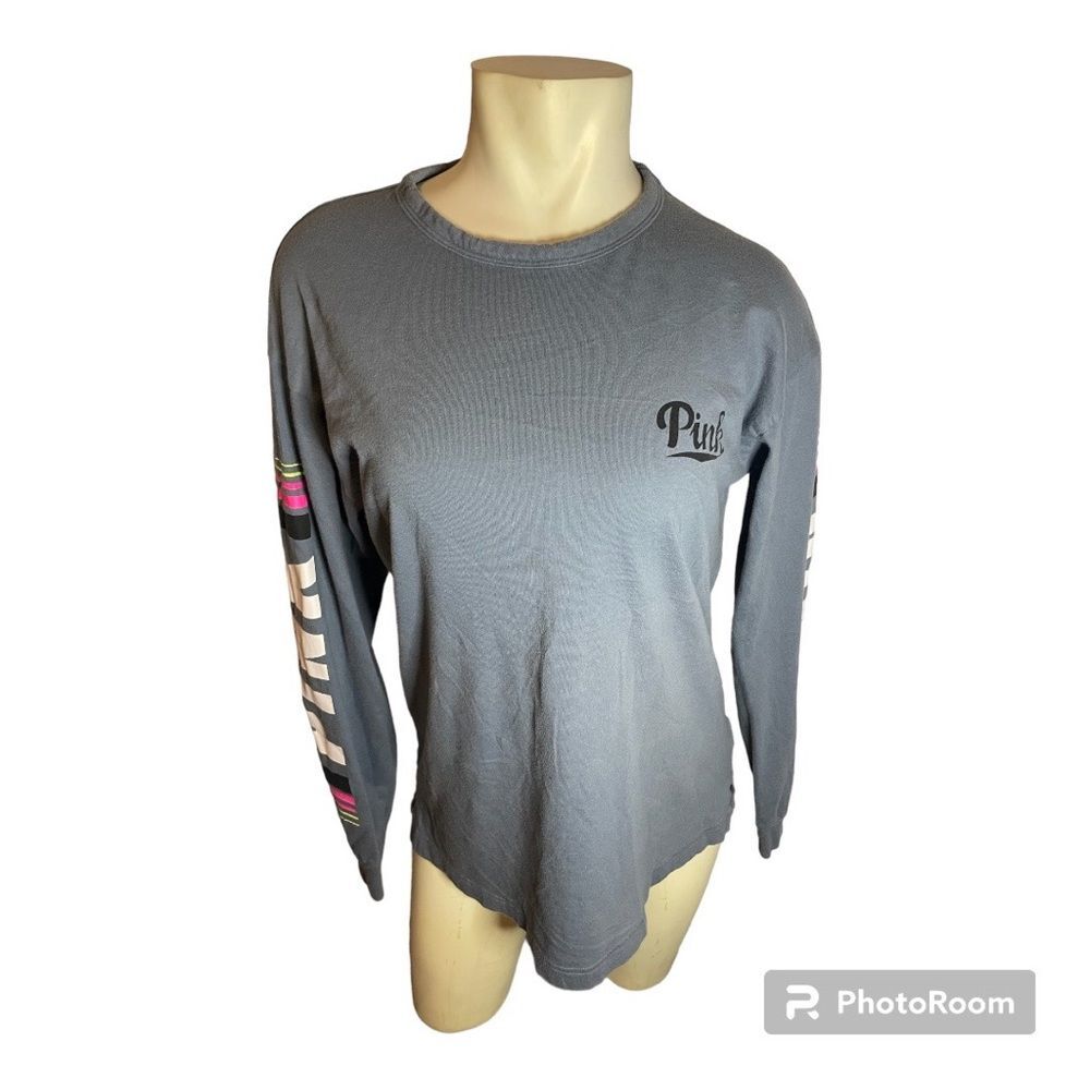 Pink by Victoria Secret Women’s Long Sleeve Graphic Tee Size XS